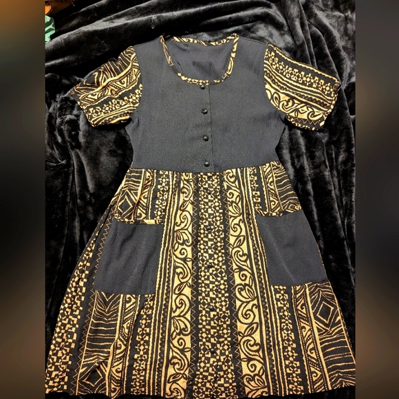 Vintage midi button down dress - Picture 1 of 5